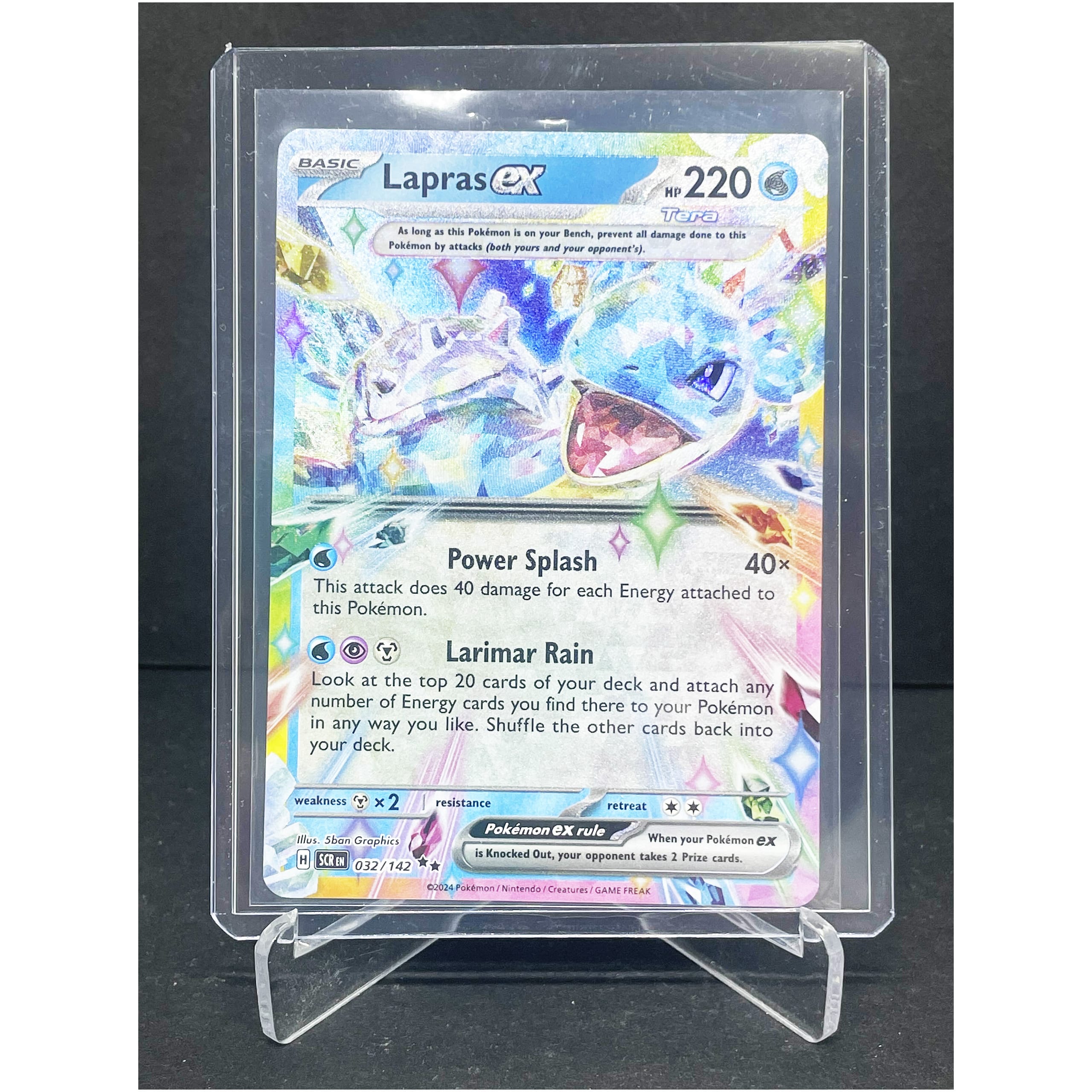 Pok Mon Lapras Ex Double Stellar Crown Icons Of Sport