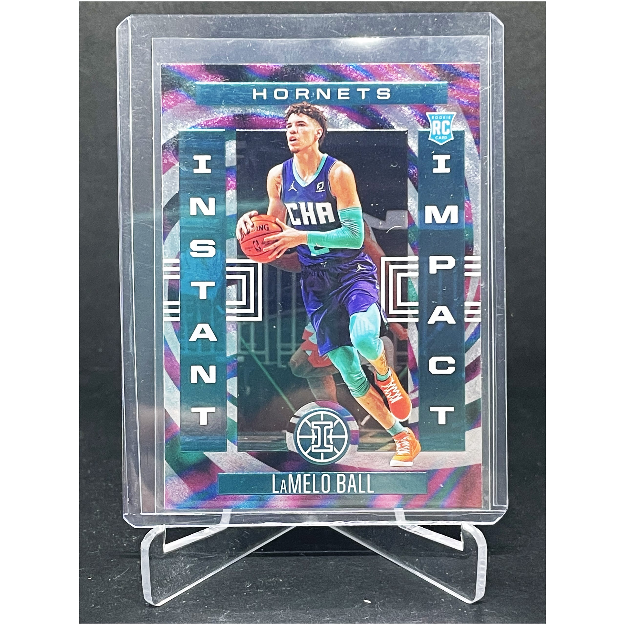 2020 21 Panini Illusions LaMelo Ball Instant Impact RC No 8 Icons