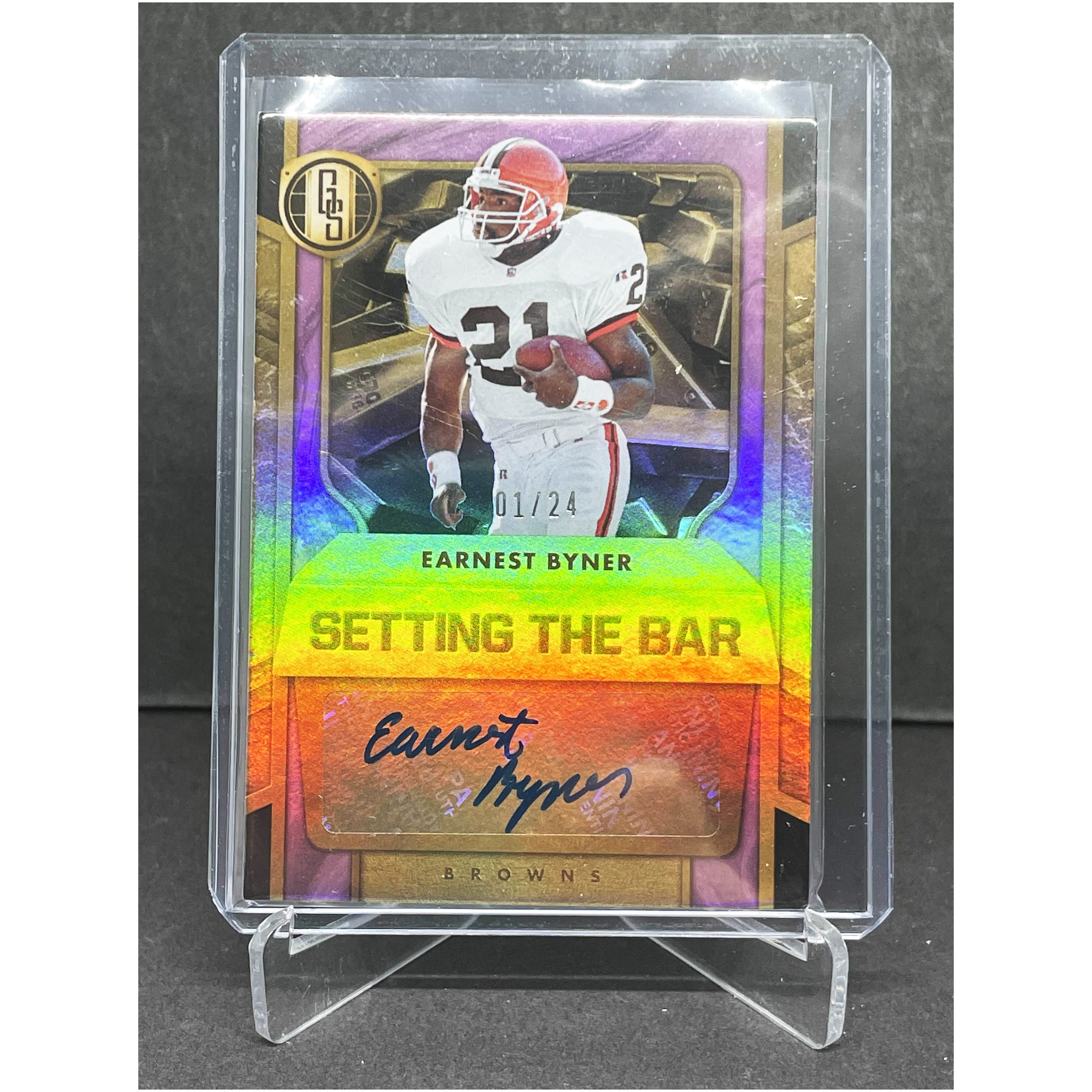 2024 Panini Gold Standard Ernest Byner Setting The Bar Auto 01/24 ...