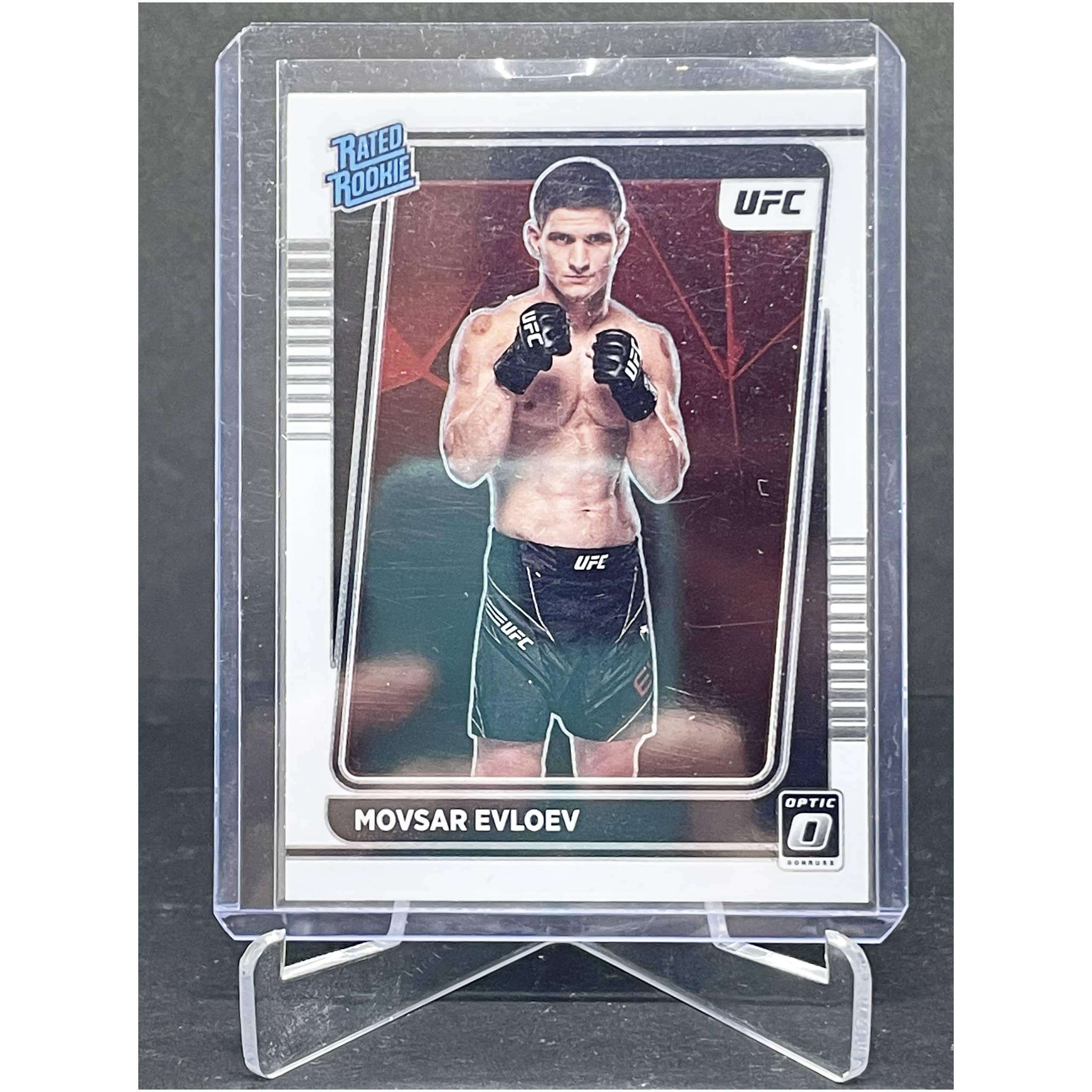 2022 Donruss Optic UFC Movsar Evloev Rated Rookie - No. 112 - Icons Of ...