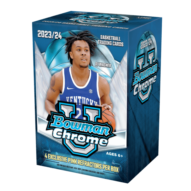 2023/24 Bowman University Chrome Basketball 7Pack Blaster Box Icons